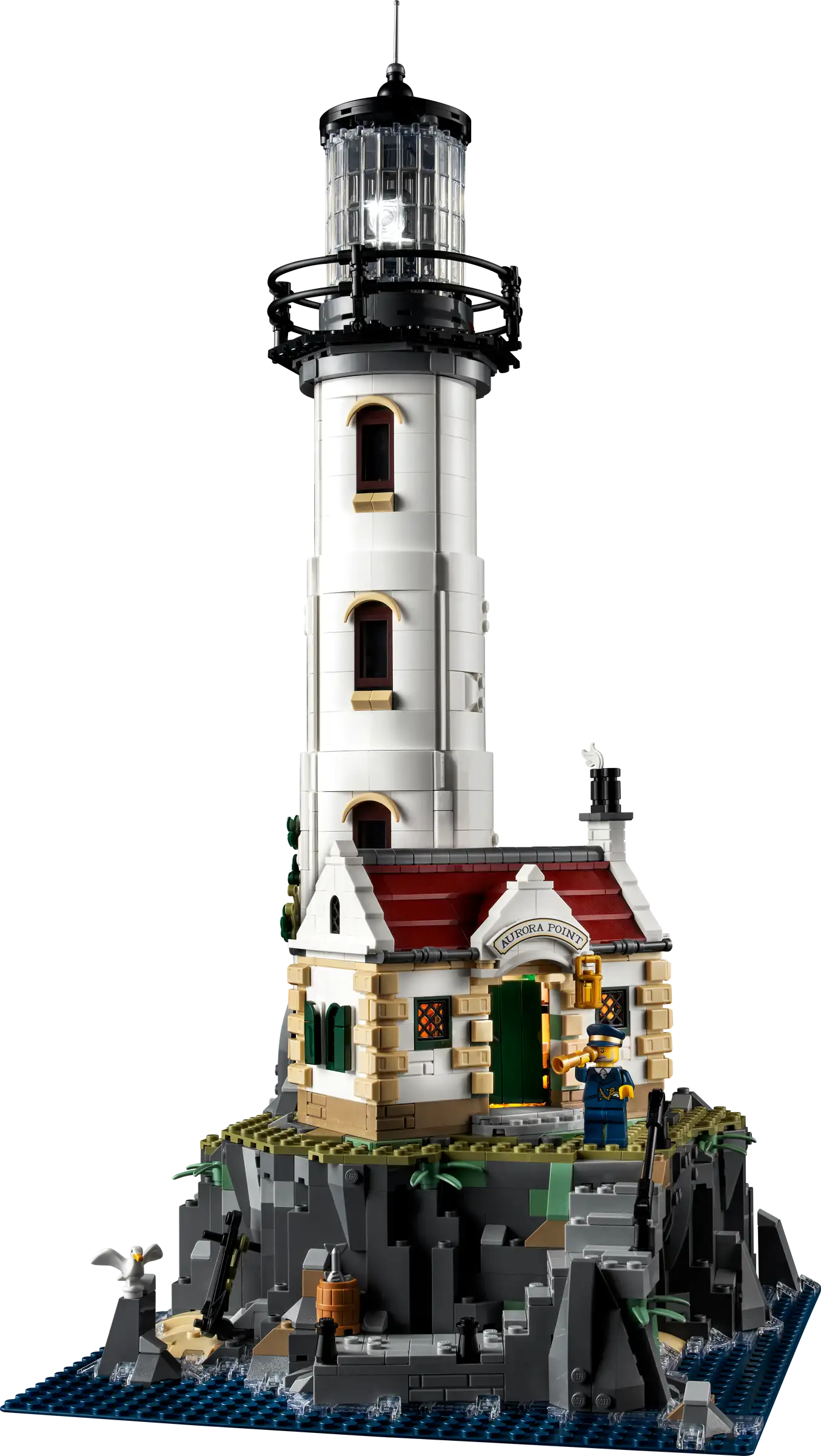 LEGO® Motorized Lighthouse