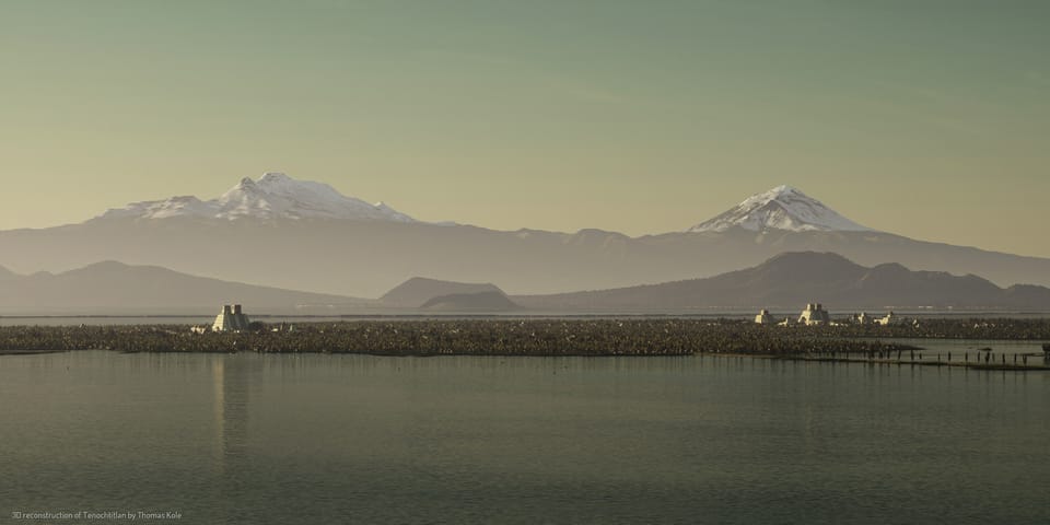 The two Great Temples of Tenochtitlan and Tlatelolco.